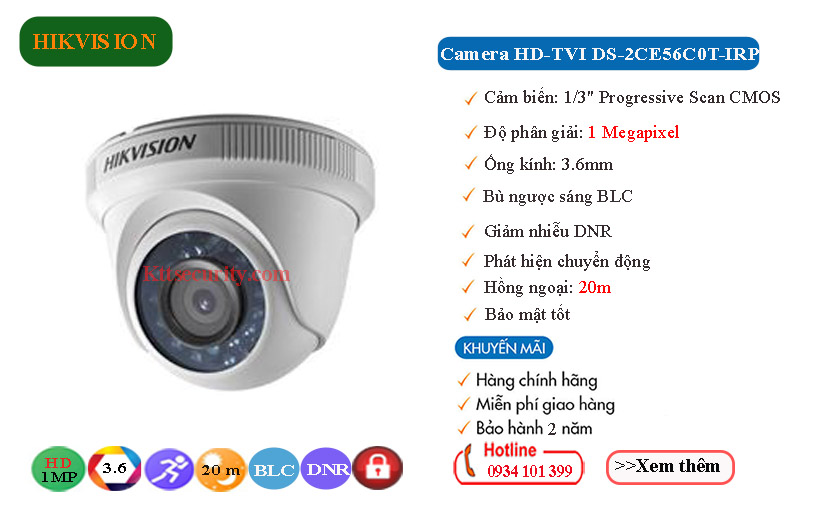camera-hikvision-1mp-hdtvi-DS-2CE56C0T-IRP